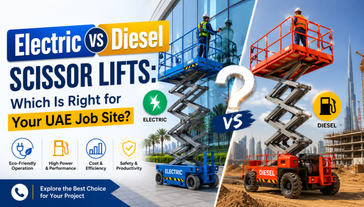 Electric vs Diesel Scissor Lifts: Which Is Right for Your UAE Job Site?